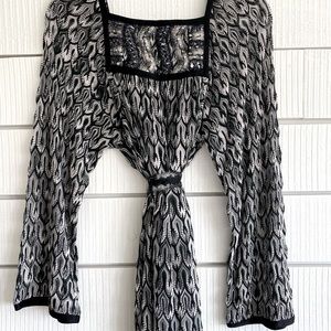 MISSONI FLUTTER SLEEVE DRESS